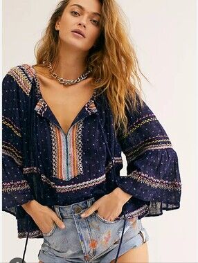 Free People Talia Gauze Top szM  BinT